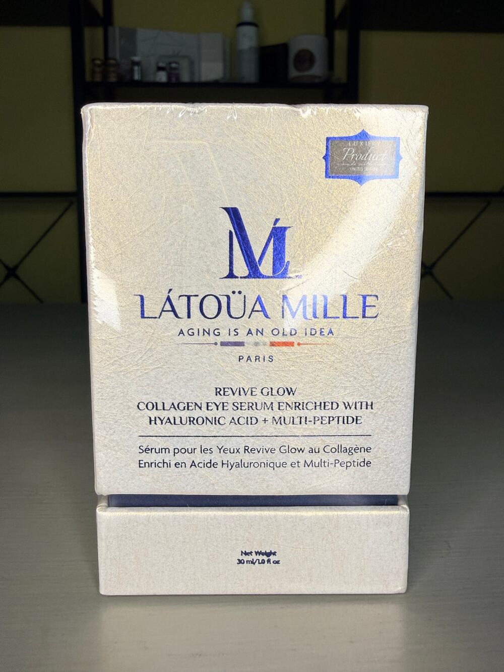 Latoua Mille Revive Glow Collagen Eye Serum, 30 ml/1 fl oz, BNIB